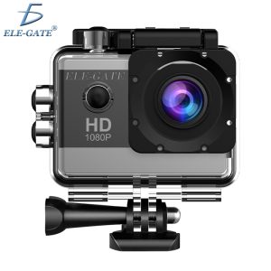 Cámara Deportiva Full HD 1080P con Pantalla 2″ 12MP