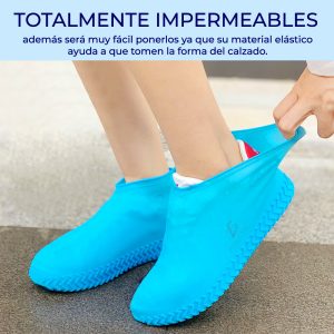 Protector Silicon Impermeable Tenis Zapato Lluvia Tamaño : M