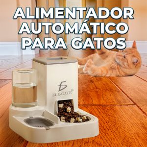 Alimentador Automático 2 en 1 para Mascotas – Dispensador de Agua y Croquetas