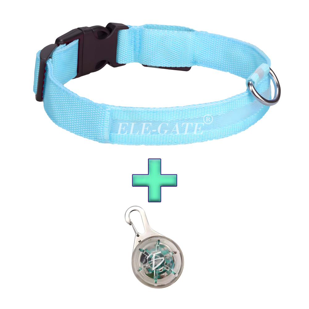 Collar Para Mascota Iluminado Con Luz Led y Bola Led RGB - Imagen 2