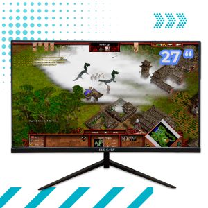 Monitor 27″ 75Hz Full HD 2K Ultra-Delgado con Cero Marcos Negro