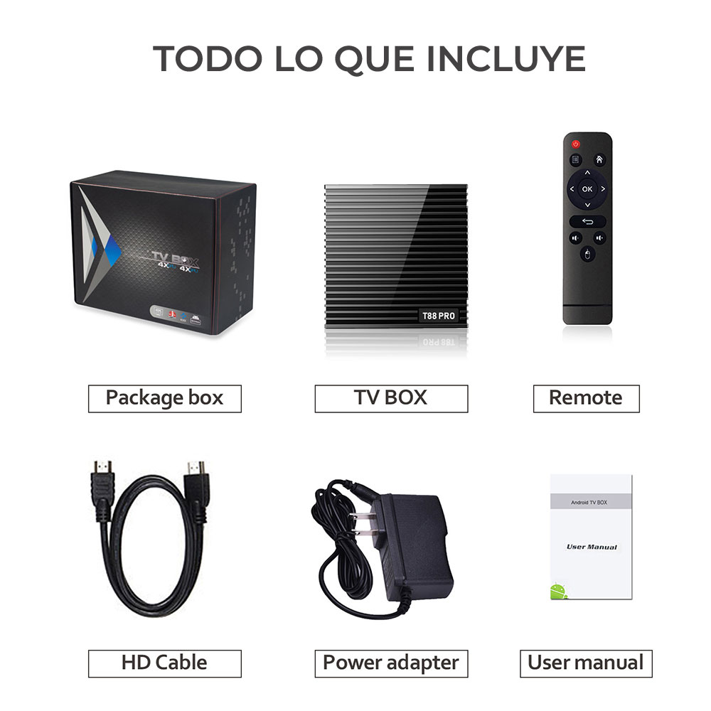 Smart Tv Box Andorid 9.0 4k HD 5G DDR3 2G 16G - Imagen 5